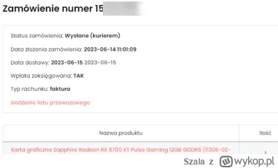 Szala - @Tomekv23: W sumie 1450 by mnie bardzo zadowalało. Ma niecałe dwa miesiące. N...