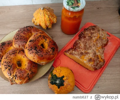 numb027 - Tym razem wylosowało mi się fajne #mirkowyzwanie, bo:
1. Upiecz dyniowy chl...