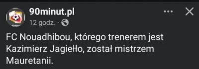 mmm_MMM - W końcu jakieś sukcesy polskiego trenera za granicą
#mecz