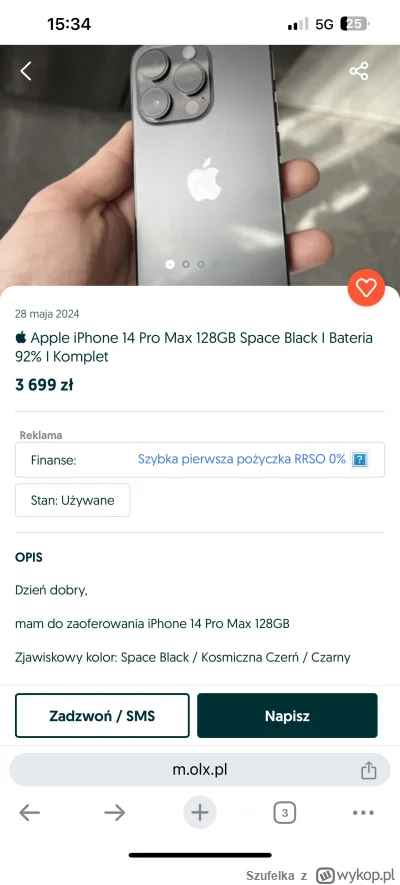 Szufelka - @mejjt to jest ten nowy iphon 15 pro max który idzie do ciebie ? ( ͡° ͜ʖ ͡...