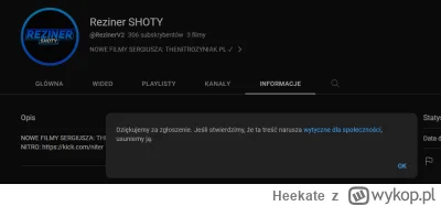 Heekate - Wchodzisz na profil delikwenta: https://www.youtube.com/@RezinerV2/about 
K...