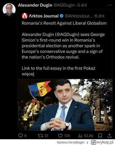 hansschrodinger - Rumun z Rumunii to kolejny kandydat popierający tzw. rozsądny konse...