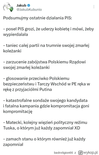 badreligion66 - #polityka Małe podsumowanie ostatnich dni największej partii opozycyj...