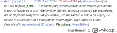 Rustleman - #napierala Niestety adminy Wikipedii wykasowały z artykułu o doktore cyta...