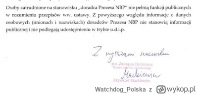 WatchdogPolska - Pod choinkę do Prezesa Narodowego Banku Polskiego powędrowała skarga...