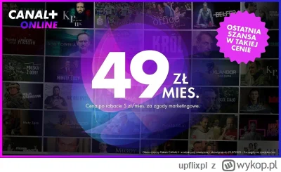 upflixpl - Ostatnia szansa na zakup CANAL+ Online w niższej cenie!

Jeśli nie skorz...