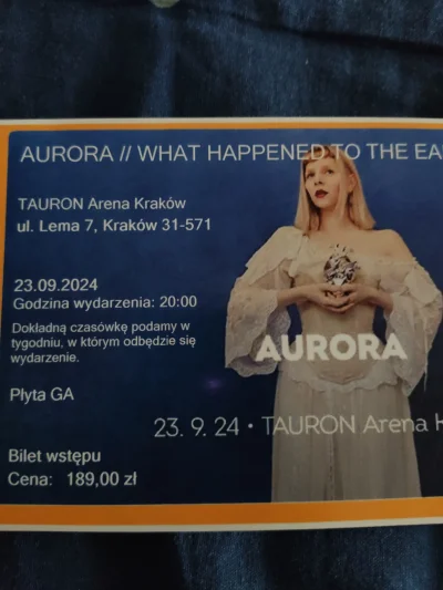 abojaniewiem - No ja już bilet na Aurorę kupiony, a wy? ( ͡º ͜ʖ͡º)

#krakow #aurora #...