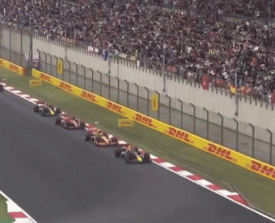 QRQ - #f1 Sainz zrobił sobie odstęp do Pereza po czym przyhamował, Alonso zblokował k...