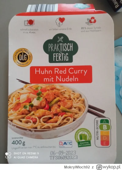 MokryWloch92 - @michal1498 kurczak Red curry, do kupienia w Aldi za 3 euro