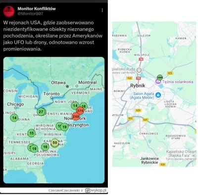 kukurydzapomidor - #ufo #uap #ufonapowaznie #heheszki
W Rybniku chyba wylądowali, jak...