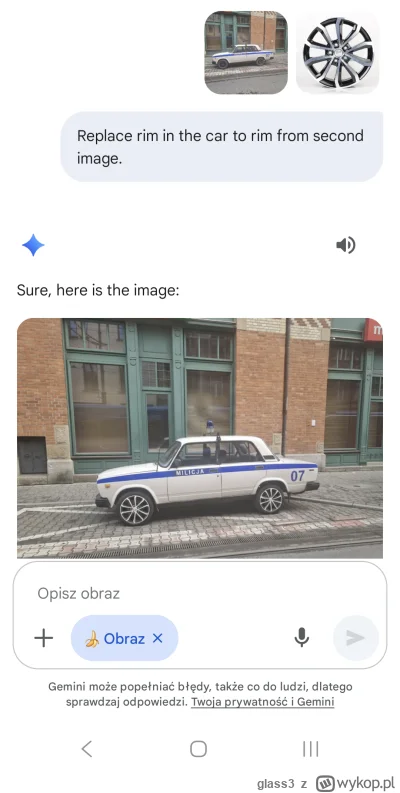 glass3 - @konfiguratorfelg: Spóźniłeś się przed rewolucją chatów AI :)
Nano Banana od...