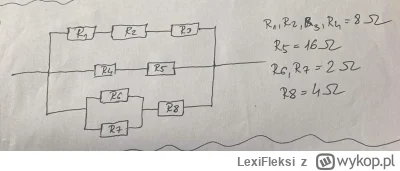 LexiFleksi - #elektronik mireczki jak policzyc opor zastepczy dla takiego ukladu
