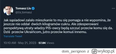 dom_perignon - Brawo Panie Tomaszu. Porówanie mordu na setce tysięciecy osób z pożycz...