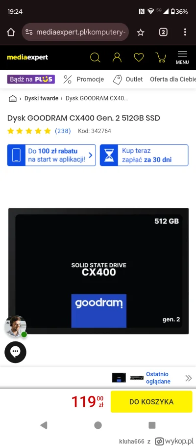 kluha666 - Czy dysk ze zdjęcia będzie pasował do laptopa Lenovo Legion 5 15ARH05H?
#k...