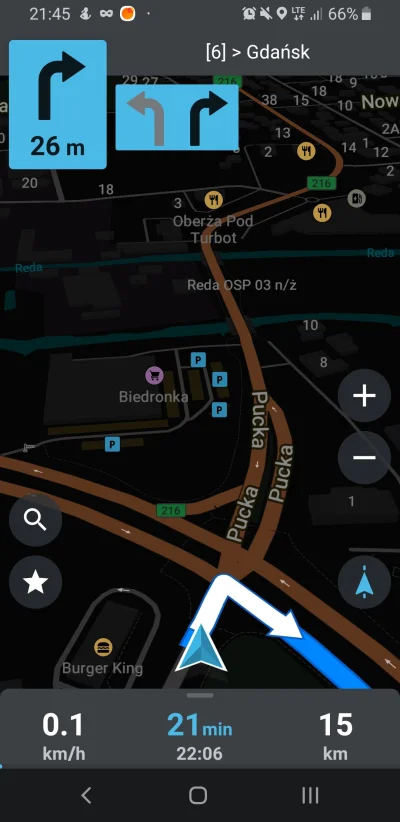 RicoElectrico - Od niedawna Organic Maps posiada asystenta pasa ruchu :)
#openstreetm...