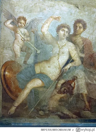 IMPERIUMROMANUM - Mars i Wenus na rzymskim fresku

Popularny motyw z mitologii Greków...
