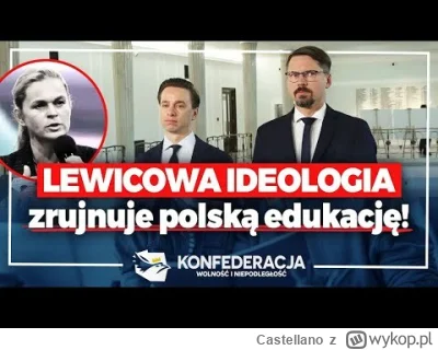 Castellano - TRZYMAJCIE SIĘ
wg bosaka w edukacji obywatelskiej stałym pakietem lewicy...