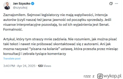 rzzz - Kilku wykopków mocno podnosi, że nowa ustawa to bubel i że nie dotyczy mieszka...