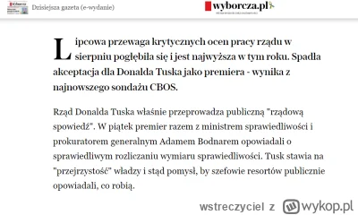 wstreczyciel - >Tylko, że jakoś większość ludzi ocenia działania rządu jako pozytywne...