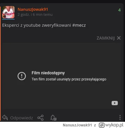 NanuszJowak91 - Ćwiakala wlasnie usunał shorta w którym krytykował wybor Brzeczka na ...