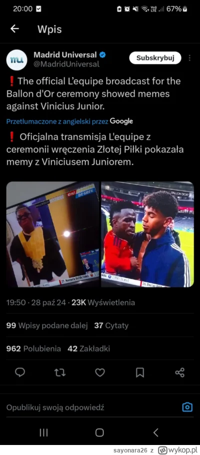 sayonara26 - Brak mi słów...po prostu przykro i żal tego chłopaka
#realmadryt