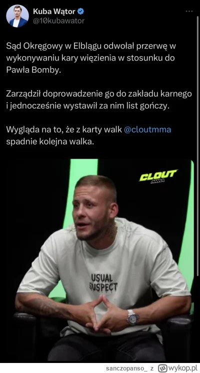 sanczopanso_ - To niezle #cloutmma
LEXY tak kocha patologie ze wysłała 2 zawodnikow z...