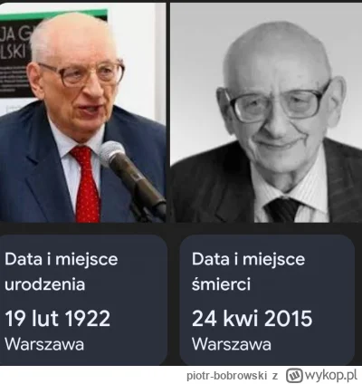 piotr-bobrowski - "Wiceminister spraw zagranicznych Polski Władysław Bartoszewski pot...