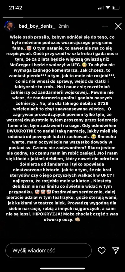 RozowaLandrynka88 - #famemma nowe story denisa na ig