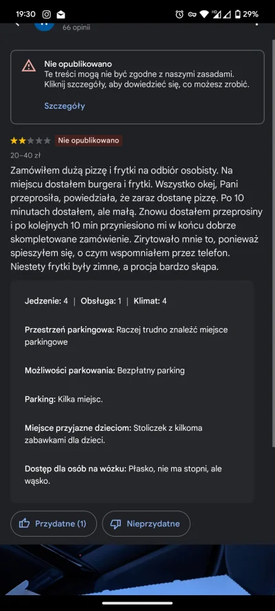 Marshall1337 - Czemu #google usunął mają opinię? Odrzucili odwołanie nawet #googlemap...