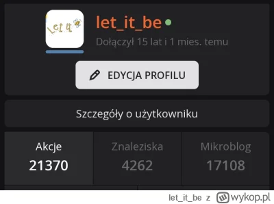 letitbe - Rzułta odznaka za liczbę akcji
#2137