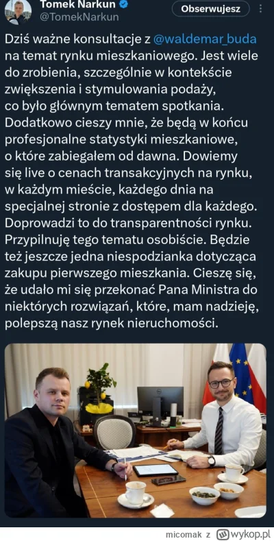 micomak - a pamiętacie tego człowieka , który był zatrudniony za czasów poprzednich r...