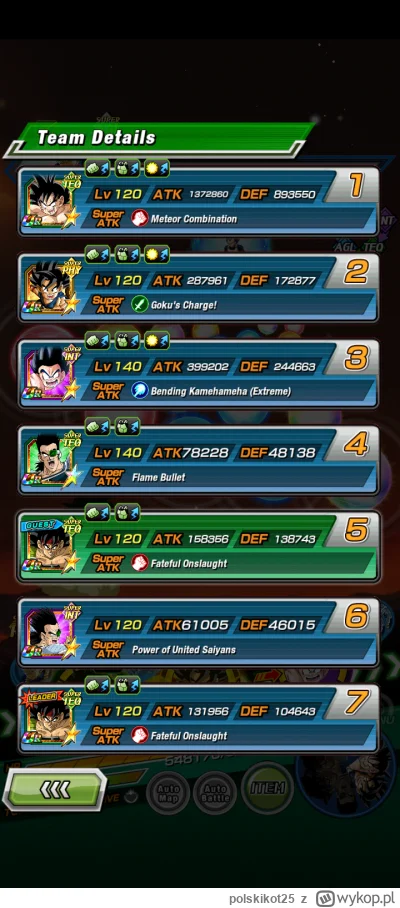 polskikot25 - #dokkanbattle ale ten Goku na dwóch dupkach to bestia, po revive i akty...