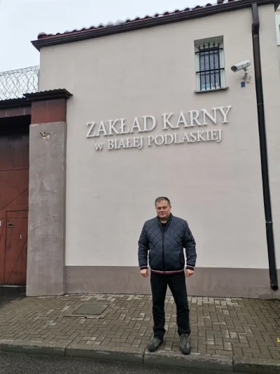 A.....a - Dzisiaj delegacja partii bezpieczna Polska odwiedziła w więzieniu Jerzego A...