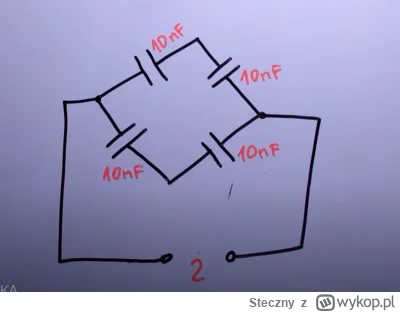 Steczny - (ROZWIĄZANE, TEMAT ZAMYKAM) Jakim cudem wypadkowa pojemność wynosi 10 nF sk...