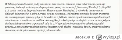 Jacek38 - >A Jujujurek już doniósł do sądy faktury za brak których przerżnął inną spr...