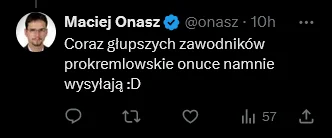dzidek_nowak - Polecam lekturę komentarzy tego dzbana niby dr Maciej Onasz a wyzywa l...