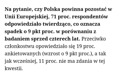 solejukowski - @Marakuja
@solejukowski: człowieku, rok do roku poparcie Polaków dla e...