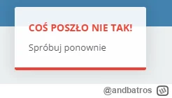 andbatros - Nawet usuwanie konta nie działa na #nowywykop. Wyświetla się błąd. Albo w...