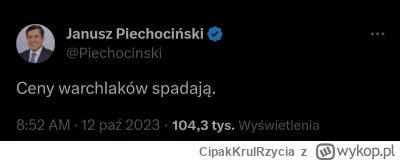 CipakKrulRzycia - #piechocinski #polityka #wybory #heheszki #polska #bekazpisu