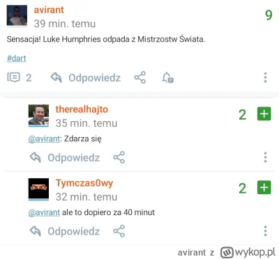 avirant - K---a, ja tylko żartowałem. XD

#dart