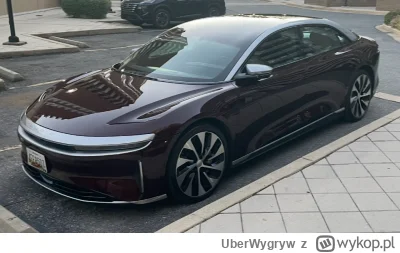 UberWygryw - Rzadko go widuję ale czasami sie trafi

#usa #lucid #samochody