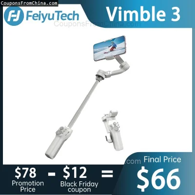 n____S - ❗ FeiyuTech Vimble 3 Gimbal
〽️ Cena: 56.75 USD (dotąd najniższa w historii: ...