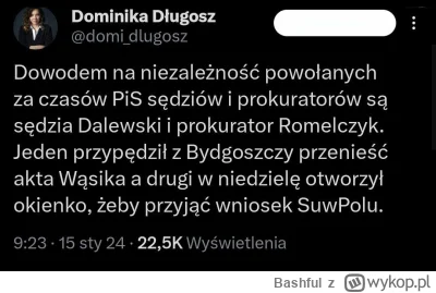 Bashful - Prokurator Romelczyk, to ten sam prokurator, który w weekend pędził i specj...