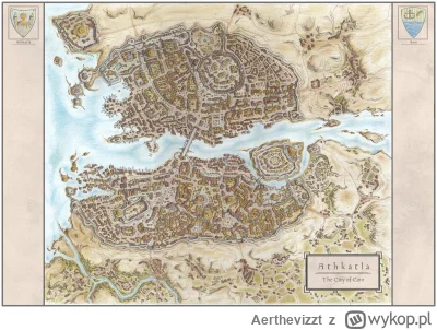 Aerthevizzt - W nawiązaniu do wczorajszego wpisu o mapach Forgotten Realms do 5e i br...