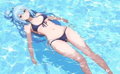 OttoFlick - #randomanimeshit #anime #swimsuit #konosuba #aqua