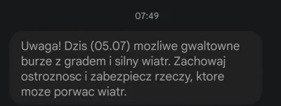 johnblaze12345 - Gdyby ktoś z Was nie dostał drogą SMS, to bardzo proszę. Alertolodzy...