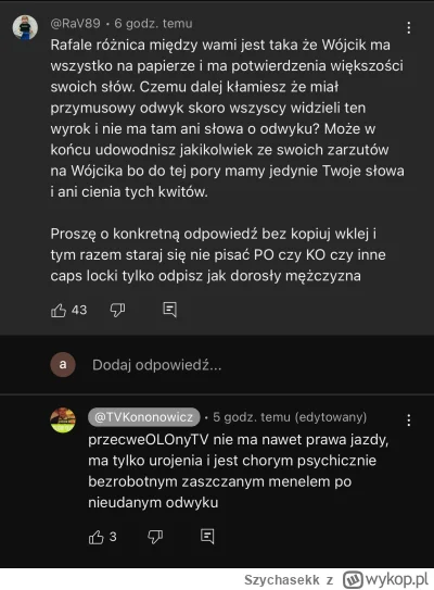 Szychasekk - #kononowicz 
Choroszcz dla Zielonego #patostreamy