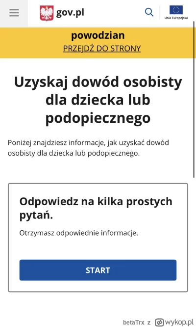 betaTrx - @Sejlormun wystarczy jeden opiekun, jest cały formularz online do tego. Czy...