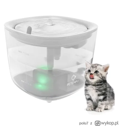 polu7 - Wysyłka z Polski.

[EU-PL] PETEMPO Cat Water Fountain 2L w cenie 27.25$ (122....