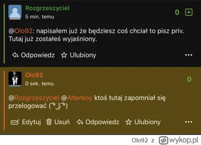 Olo92 - @Alterboy widzę, że ktoś usunął swój komentarz więc ja to tylko tutaj zostawi...